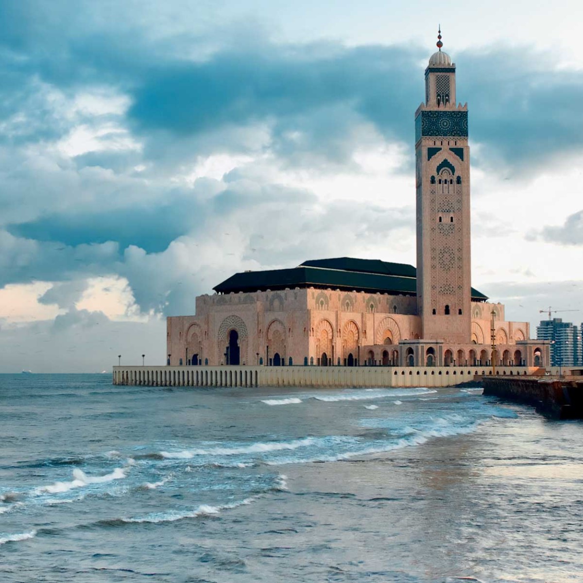 HQ Hassan II Mosque Wallpapers | File 252.4Kb