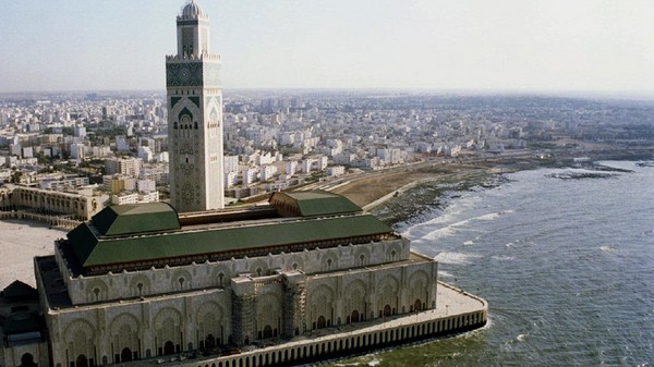 Nice Images Collection: Hassan II Mosque Desktop Wallpapers