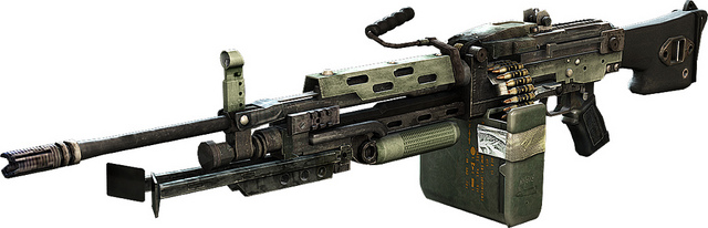 HD Quality Wallpaper | Collection: Weapons, 640x206 Heavy Machine Gun