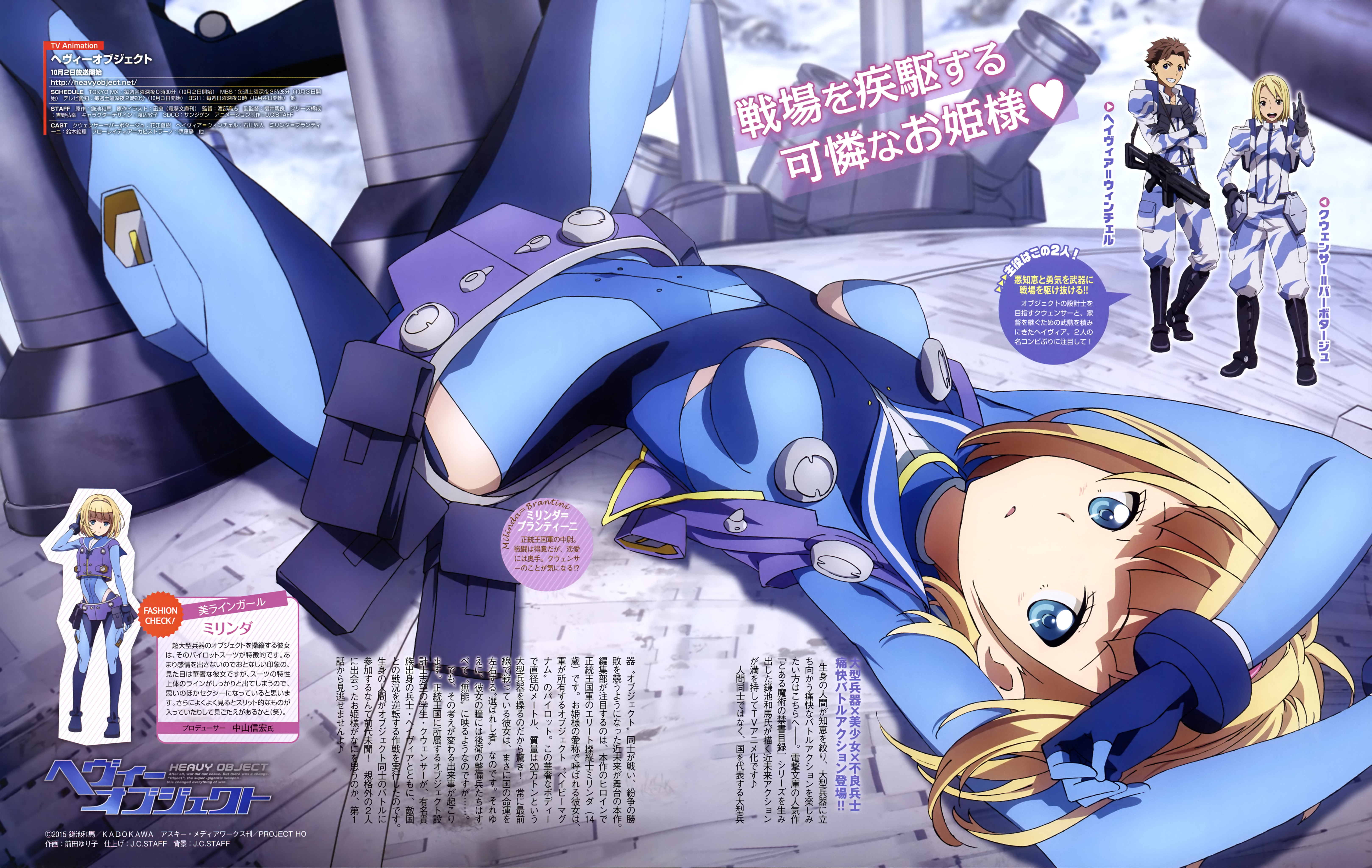 Heavy Object Pics, Anime Collection