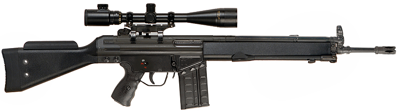 HD Quality Wallpaper | Collection: Weapons, 800x226 Heckler & Koch G3 Assault Rifle