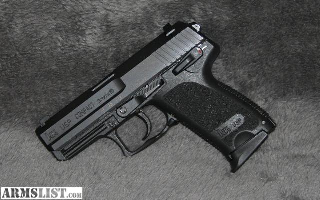 HD Quality Wallpaper | Collection: Weapons, 640x400 Heckler & Koch USP Compact