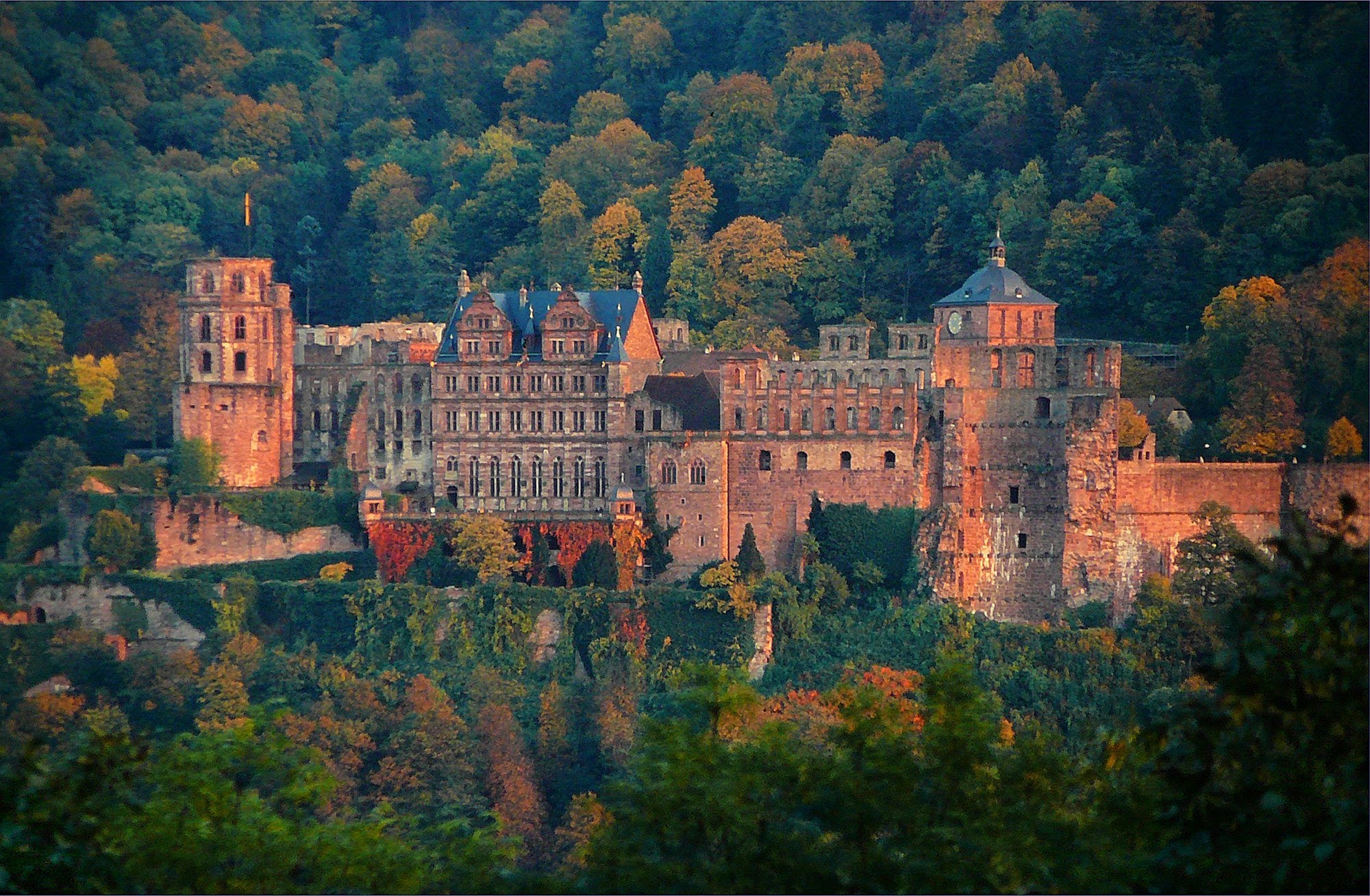 Heidelberg Castle Backgrounds, Compatible - PC, Mobile, Gadgets| 2000x1309 px