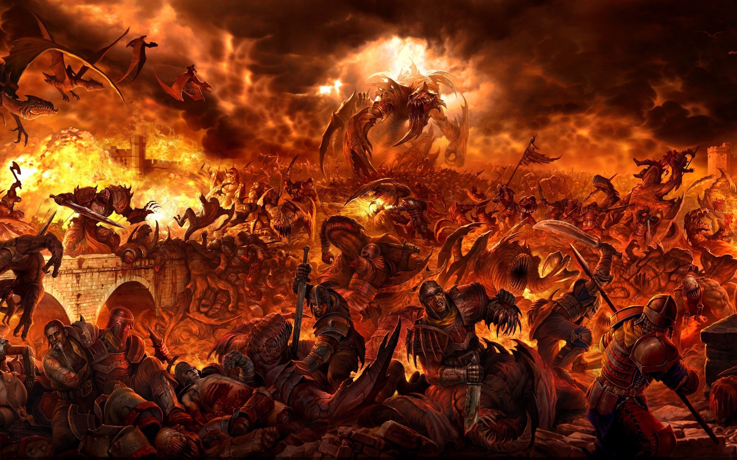 Hell Backgrounds on Wallpapers Vista