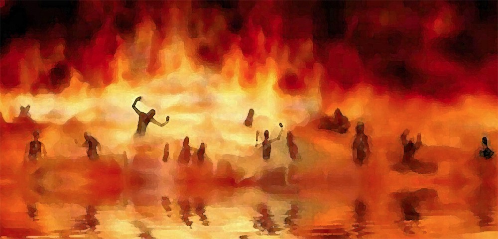 Hell Backgrounds, Compatible - PC, Mobile, Gadgets| 1000x480 px
