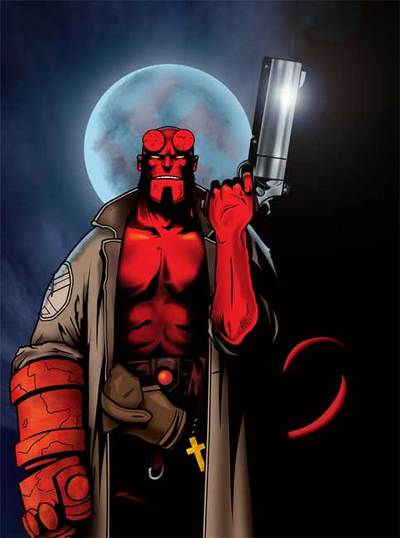 Nice wallpapers Hellboy 400x538px