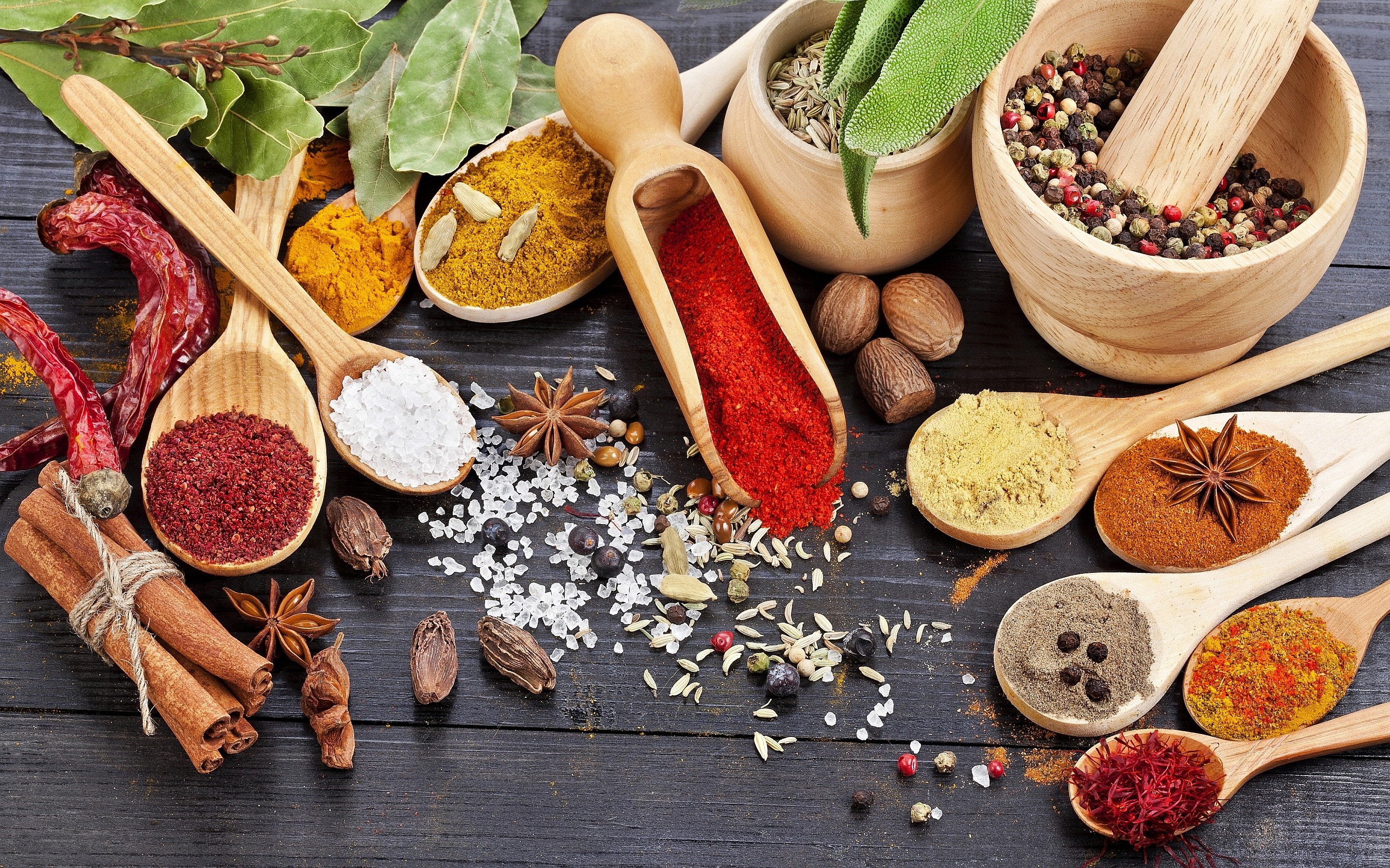 High Resolution Wallpaper | Herbs And Spices 2880x1800 px