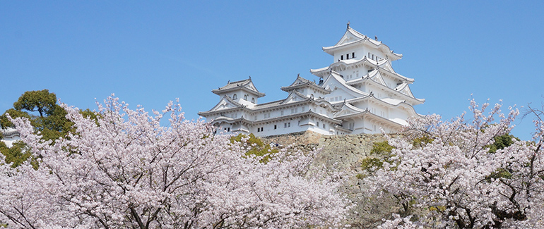 High Resolution Wallpaper | Himeji Castle 770x325 px