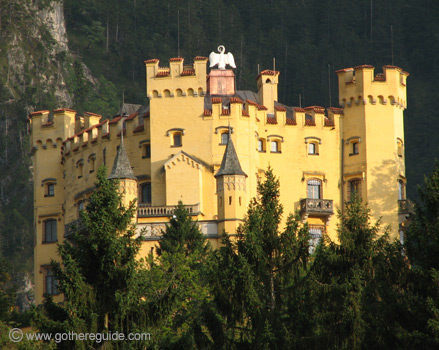 Hohenschwangau Castle Backgrounds, Compatible - PC, Mobile, Gadgets| 439x350 px
