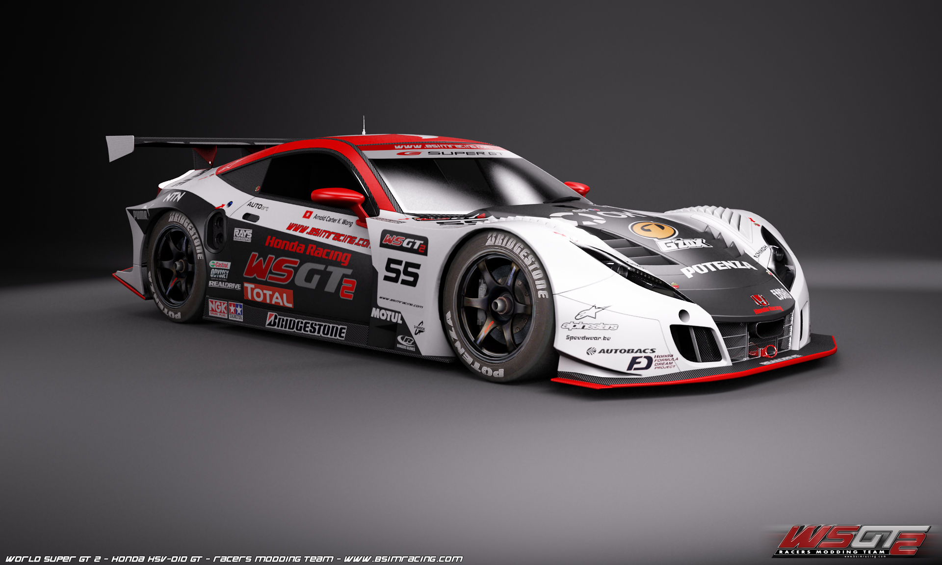 Nice Images Collection: Honda Hsv Super Gt Desktop Wallpapers