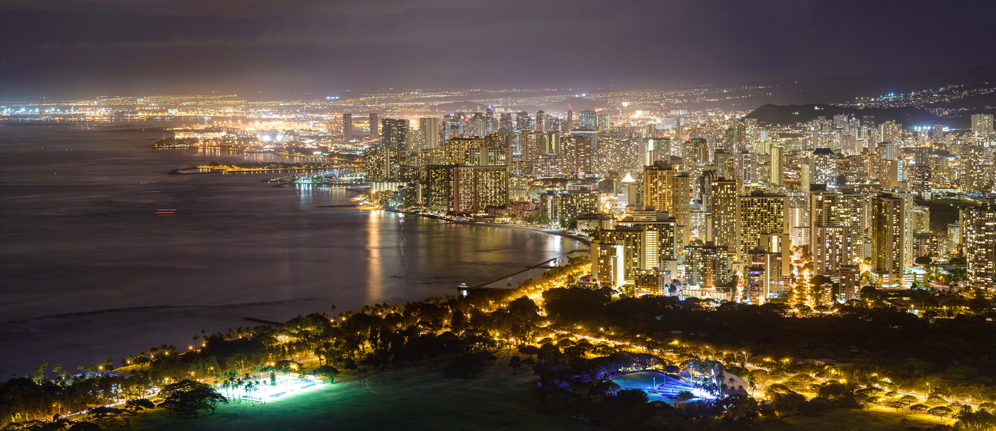 Honolulu Backgrounds, Compatible - PC, Mobile, Gadgets| 2048x887 px