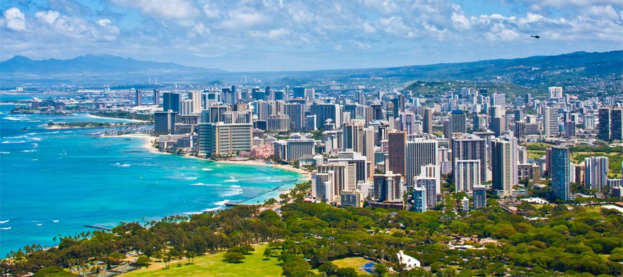 HD Quality Wallpaper | Collection: Man Made, 900x400 Honolulu