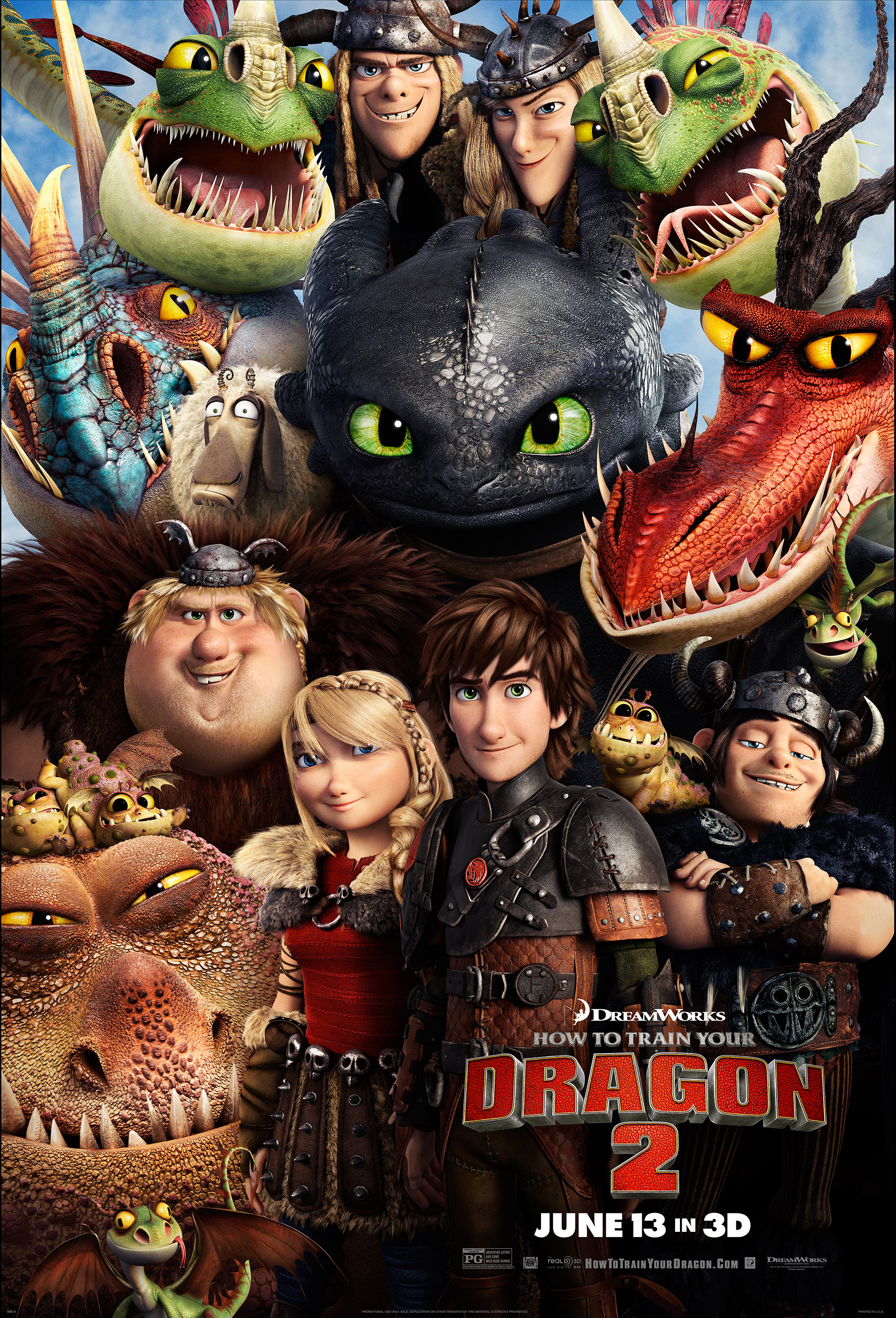 Nice Images Collection: How To Train Your Dragon 2 Desktop Wallpapers