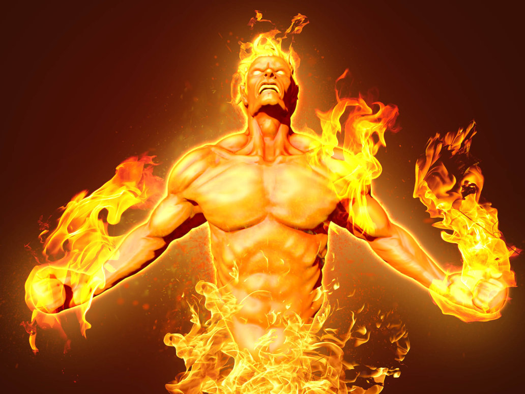 Nice wallpapers Human Torch 1032x774px