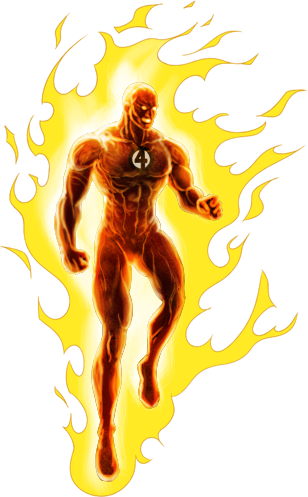 308x497 > Human Torch Wallpapers