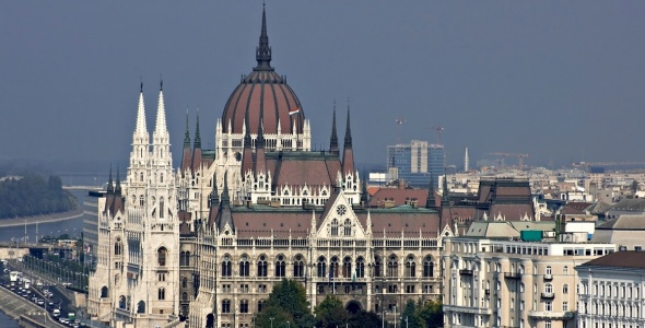 Nice wallpapers Hungarian Parliament Building 590x300px