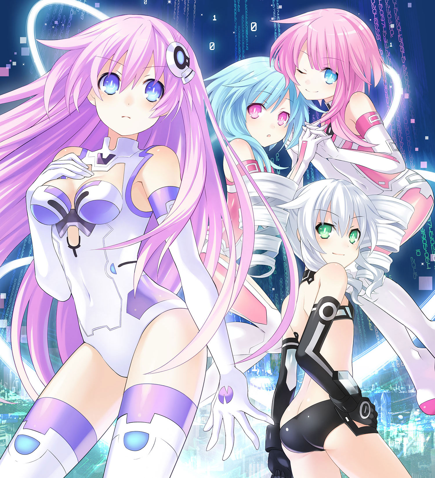 HD Quality Wallpaper | Collection: Video Game, 1500x1645 Hyperdimension Neptunia Re;Birth2 Sisters Generation