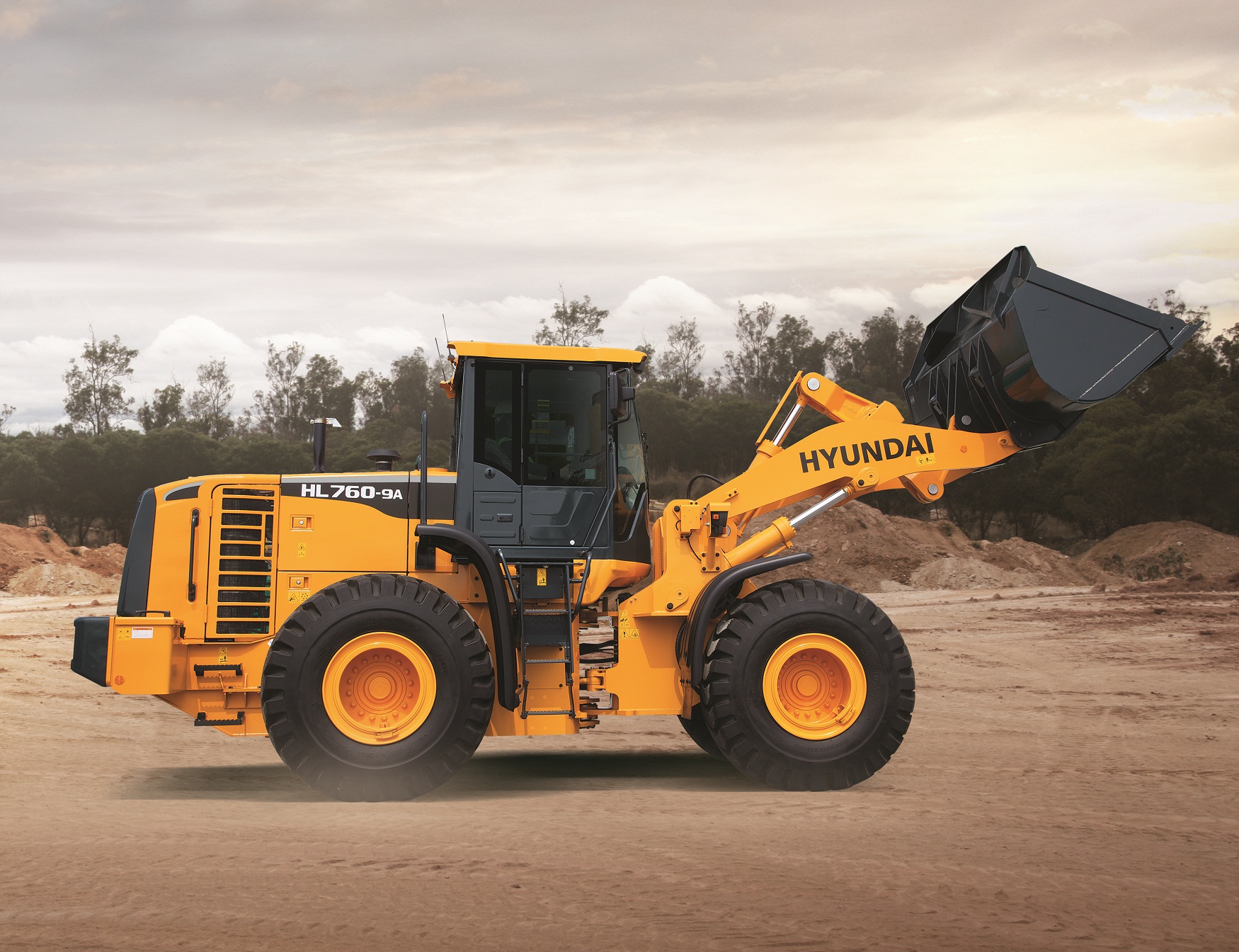 Hyundai Wheel Loader High Quality Background on Wallpapers Vista