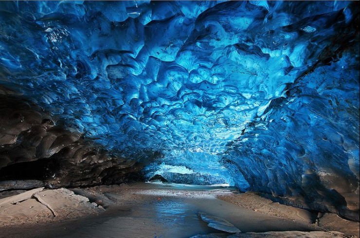 High Resolution Wallpaper | Ice Cave 740x490 px