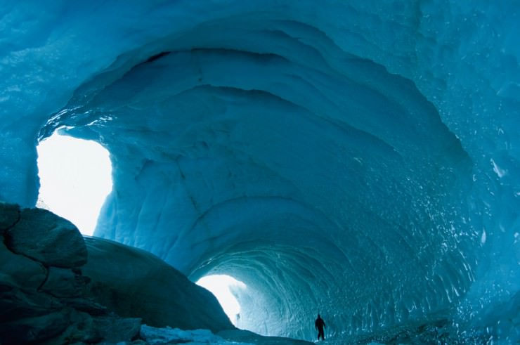 HD Quality Wallpaper | Collection: Earth, 740x491 Ice Cave