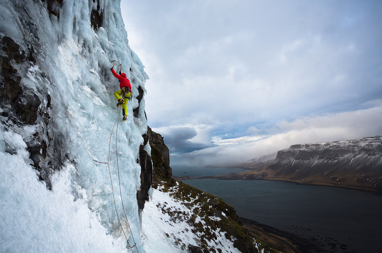 Nice Images Collection: Ice Climbing Desktop Wallpapers