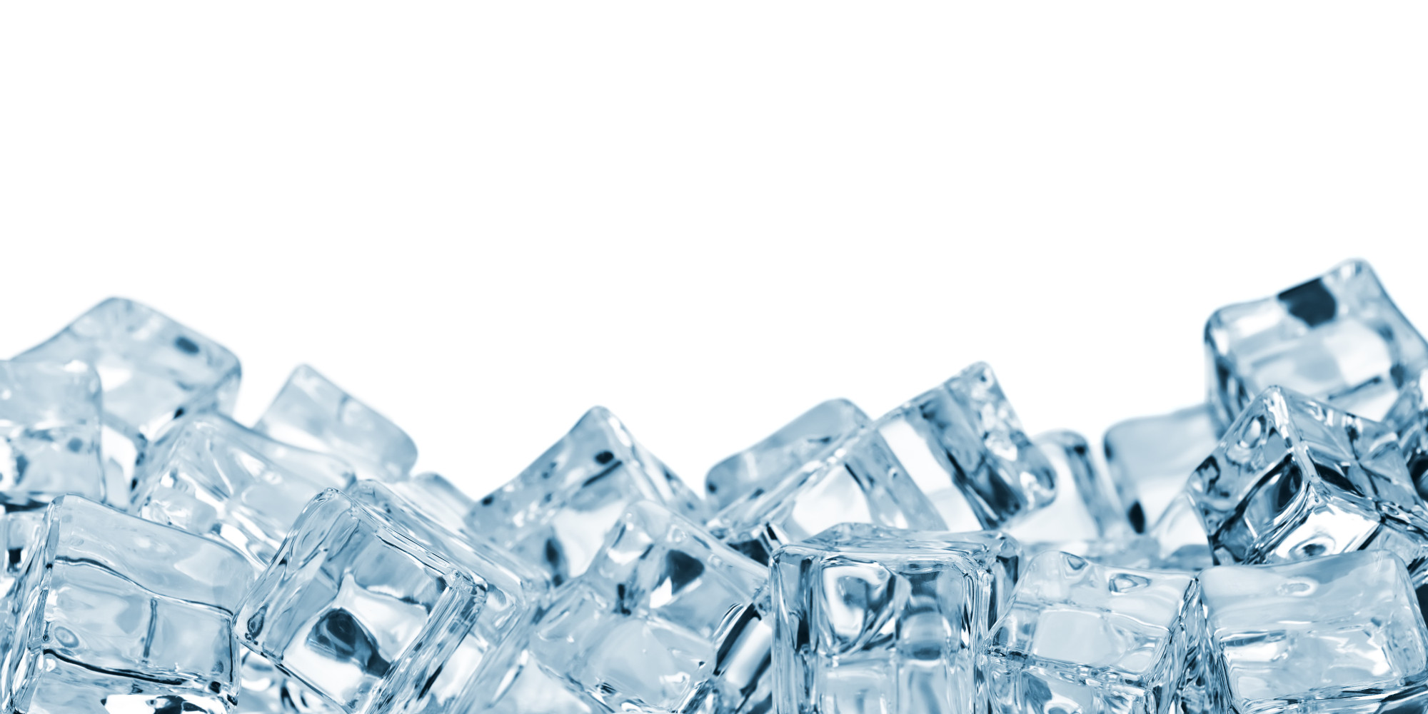 High Resolution Wallpaper | Ice Cubes 2000x1000 px