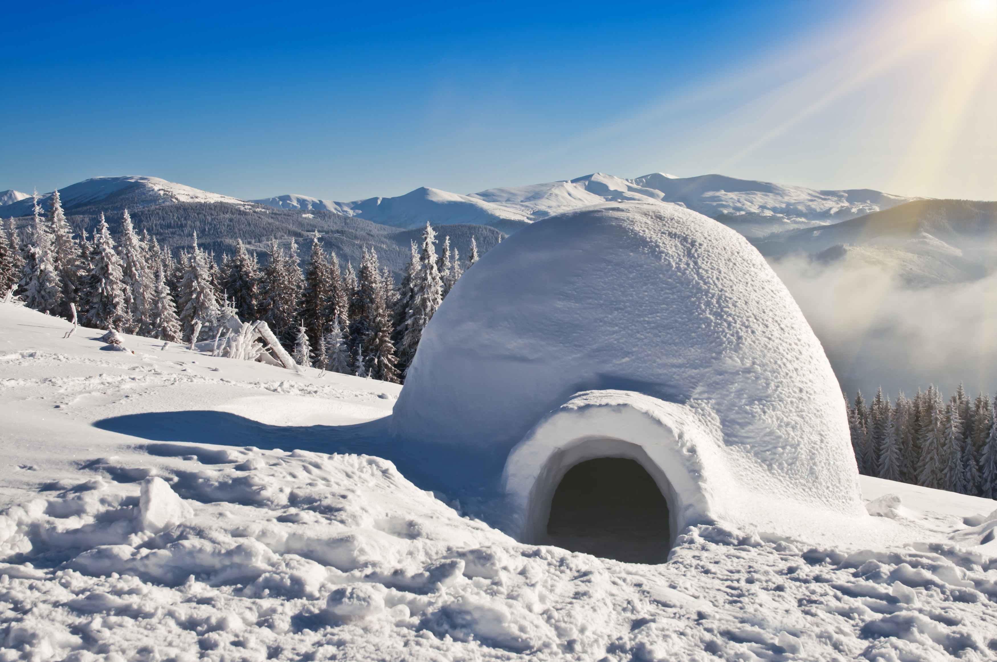 Nice Images Collection: Igloo Desktop Wallpapers