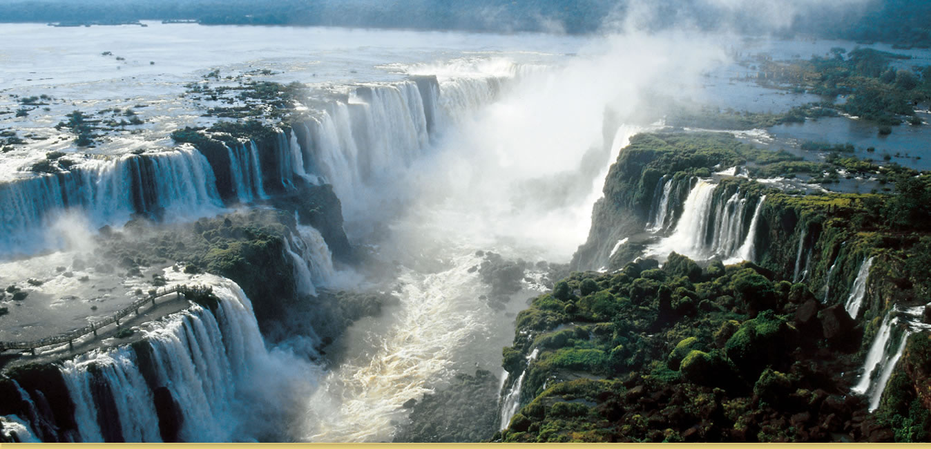 Iguazu Falls Backgrounds, Compatible - PC, Mobile, Gadgets| 1348x650 px