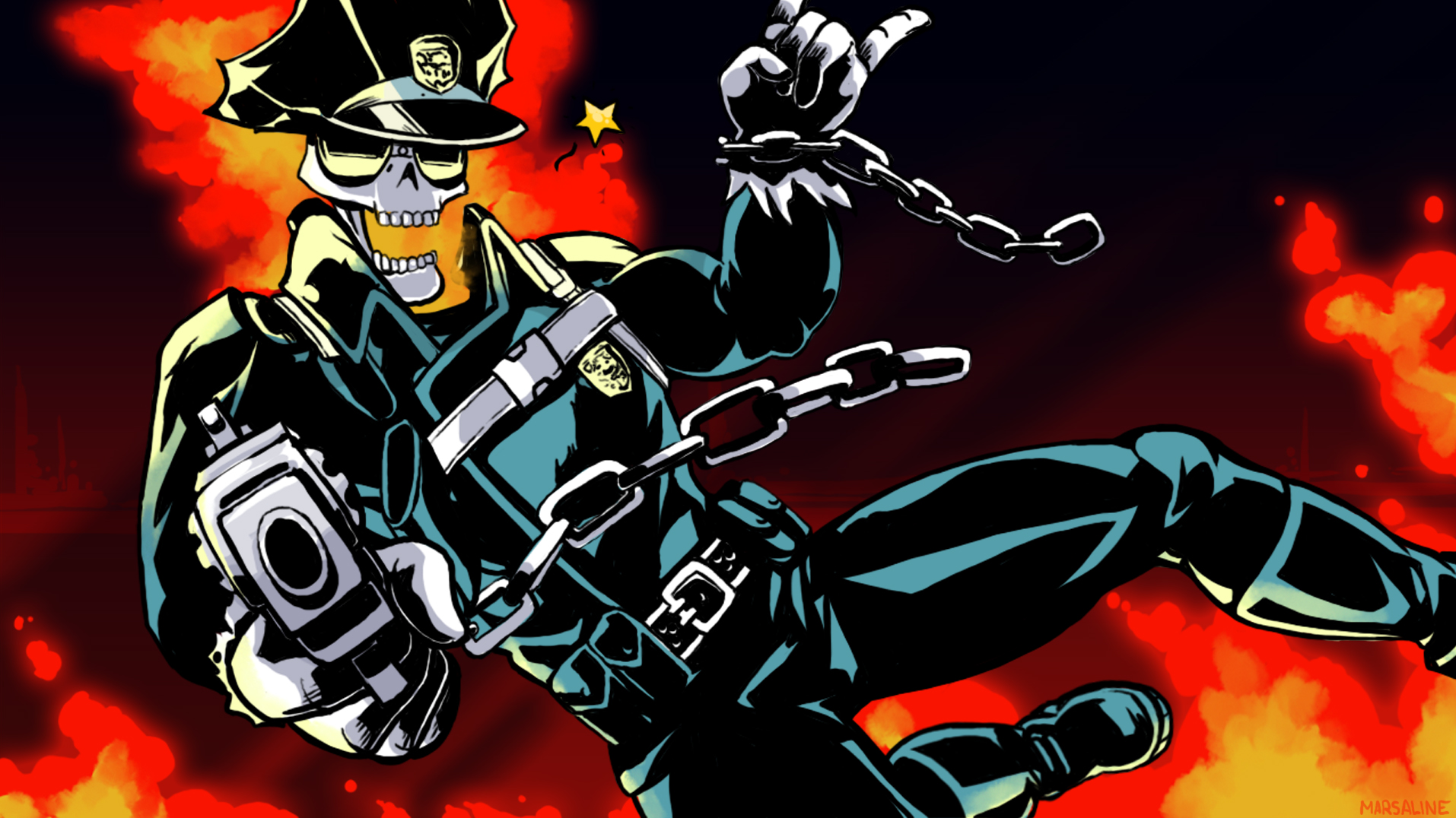 Inferno Cop High Quality Background on Wallpapers Vista