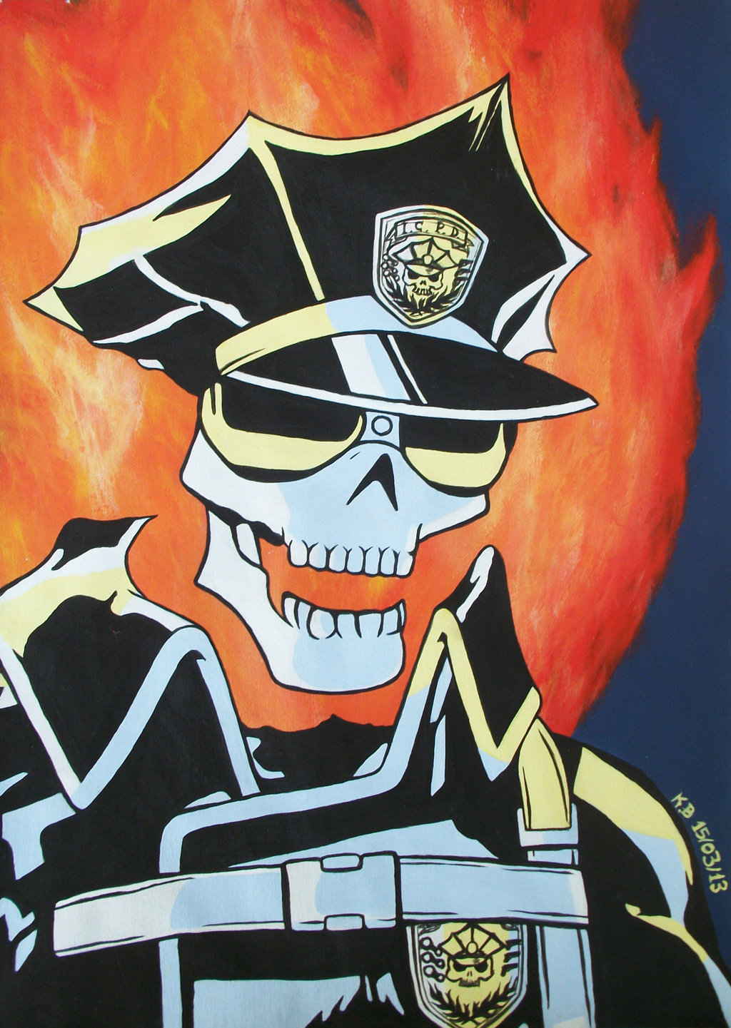 Nice wallpapers Inferno Cop 1024x1441px