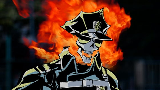 HD Quality Wallpaper | Collection: Anime, 560x315 Inferno Cop