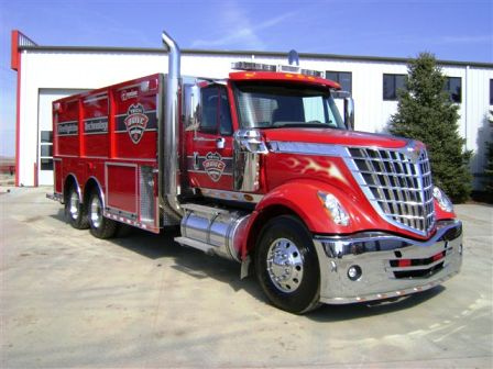 HD Quality Wallpaper | Collection: Vehicles, 448x336 International Fire Truck