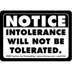 Intolerance #20