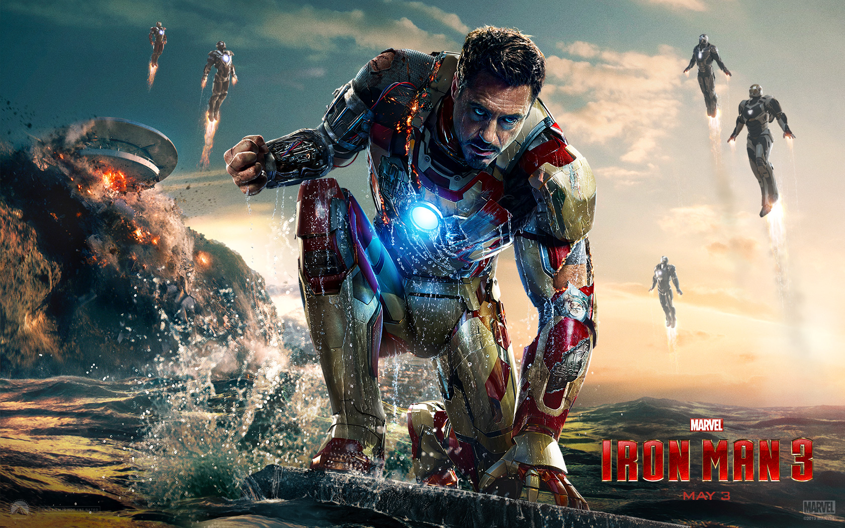Nice Images Collection: Iron Man 3 Desktop Wallpapers
