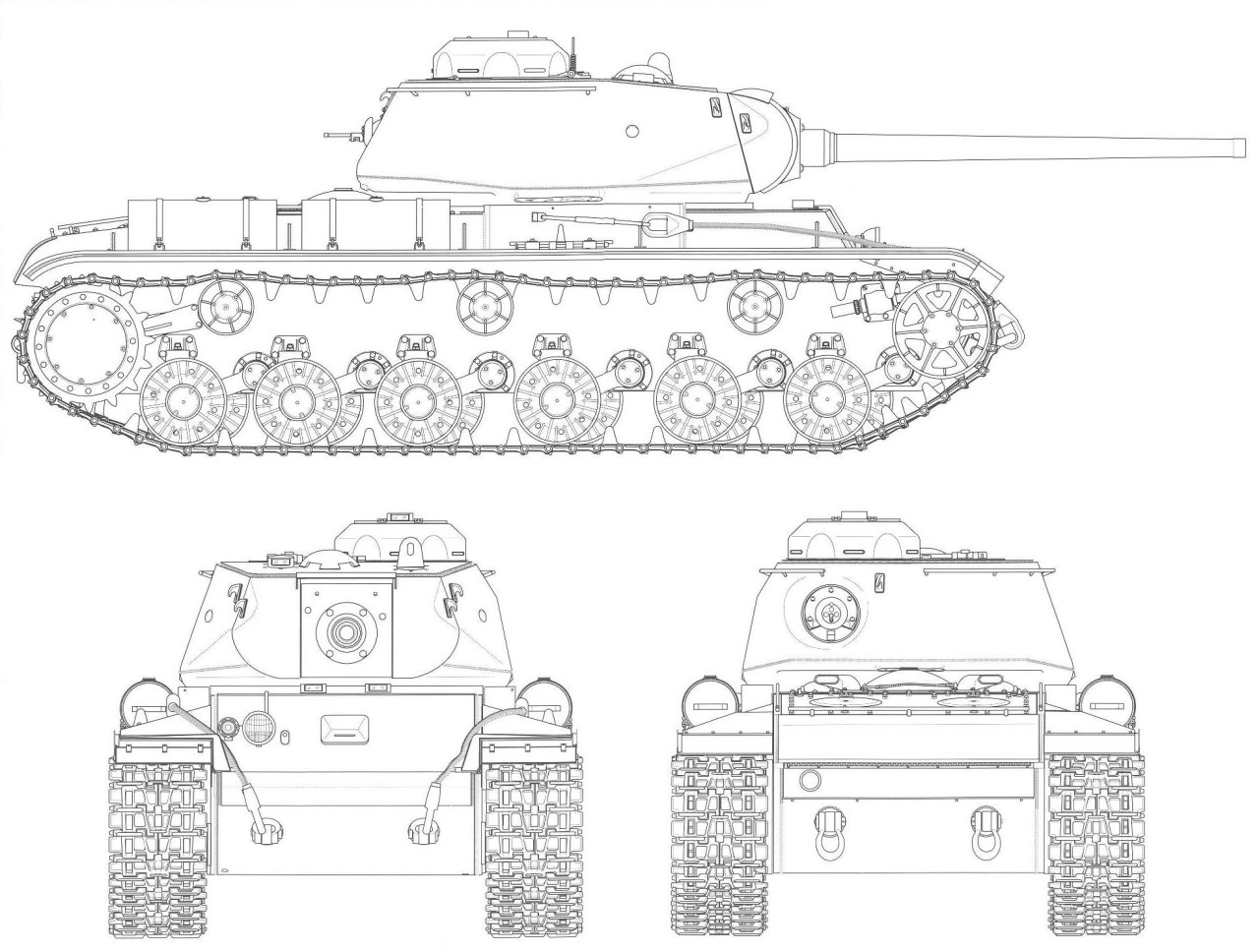 Нарисовать танк кв 1 карандашом - 85 фото