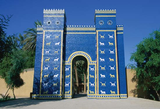 HD Quality Wallpaper | Collection: Man Made, 550x376 Ishtar Gate