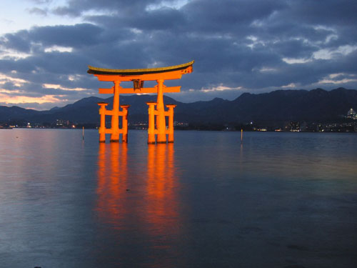 Nice Images Collection: Itsukushima Gate Desktop Wallpapers