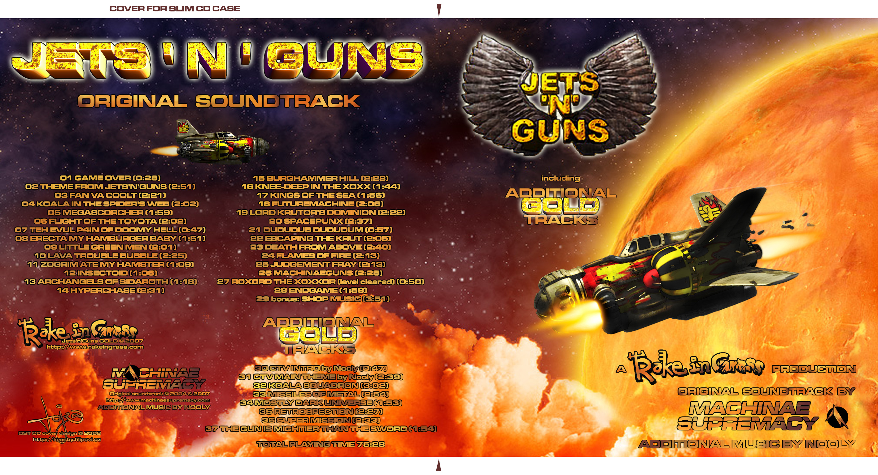 Nice wallpapers Jets'n'Guns Gold 2835x1535px