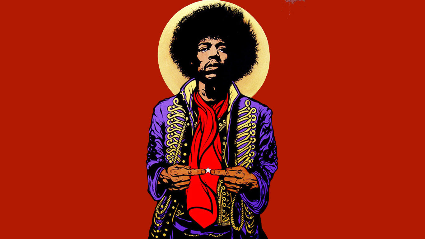 Nice Images Collection: Jimi Hendrix Desktop Wallpapers