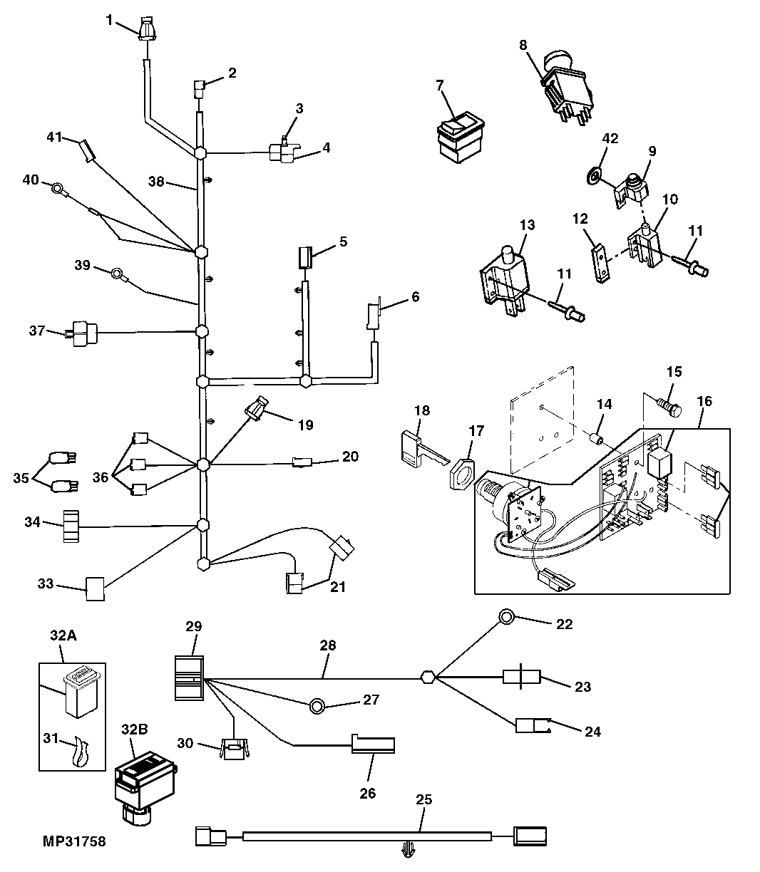 John Deere 212 Wiring Schematic
