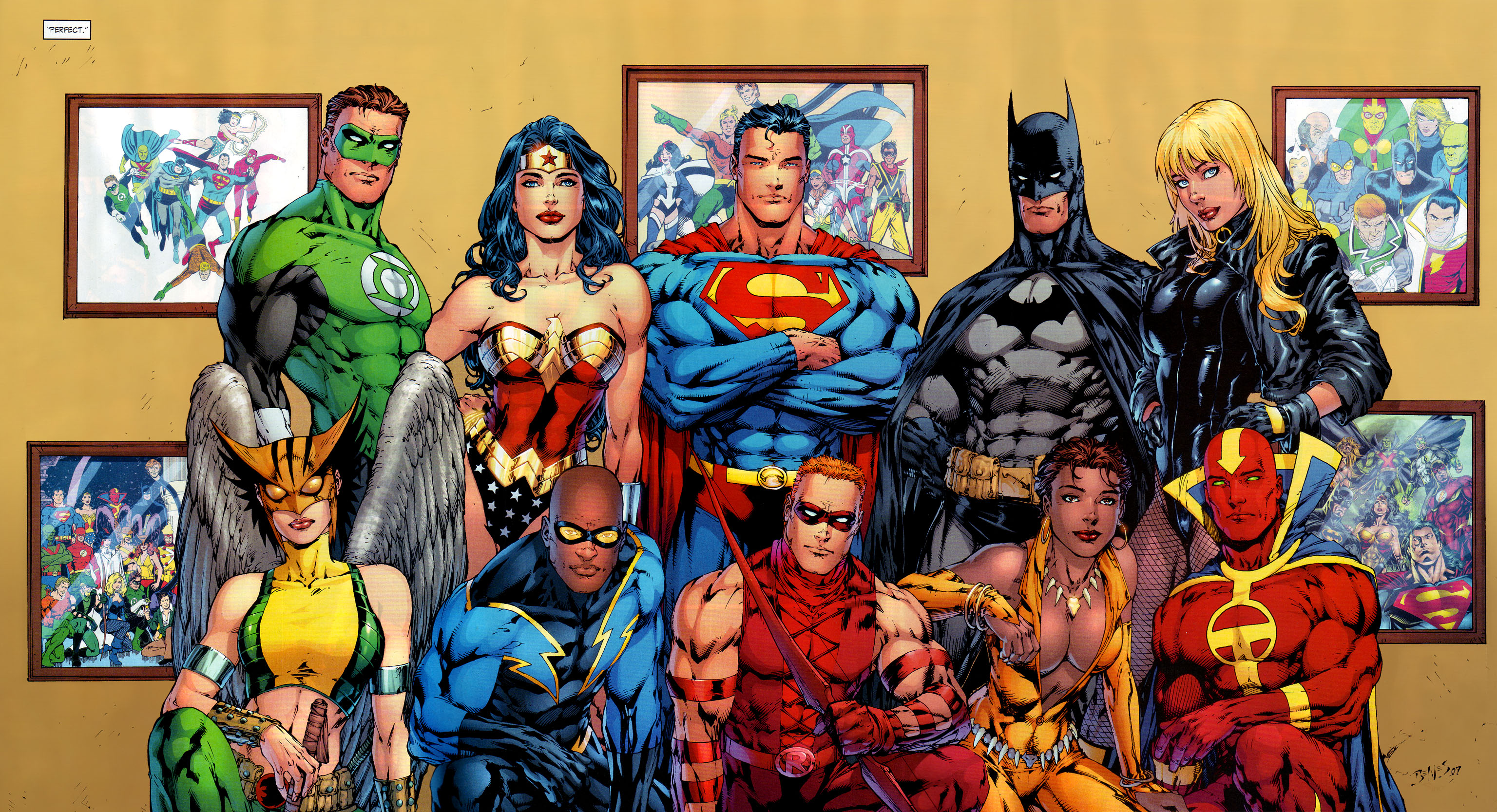 HD Quality Wallpaper | Collection: Comics, 3072x1667 Justice League Of America