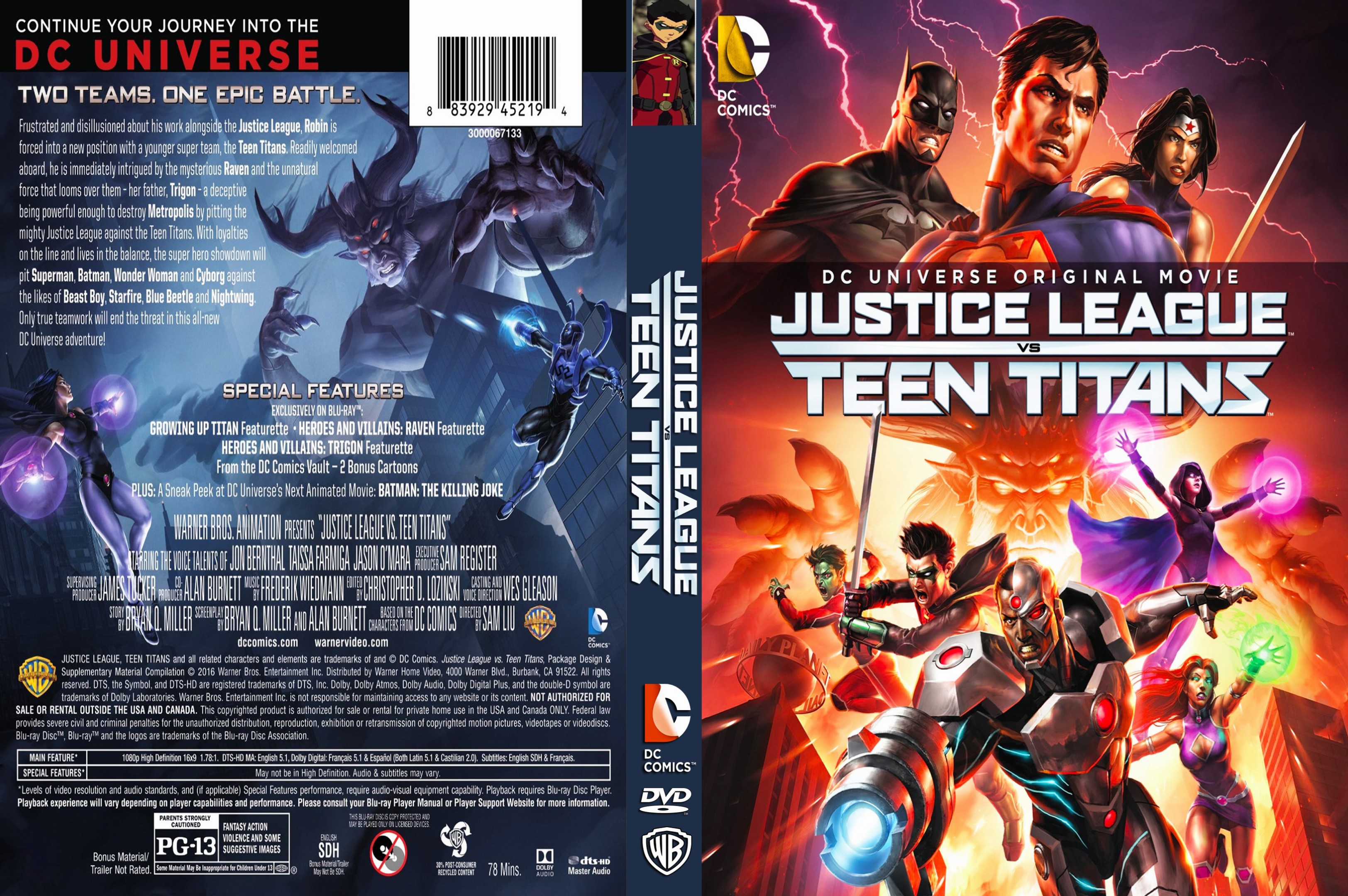 justice league vs teen titans full movie 480p