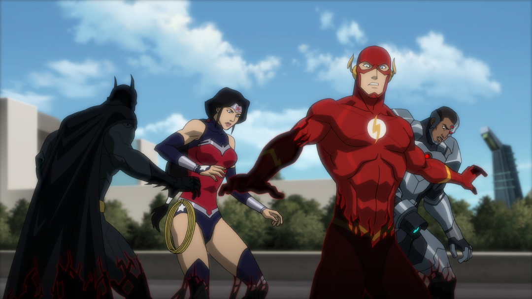 Nice wallpapers Justice League Vs. Teen Titans 1080x608px