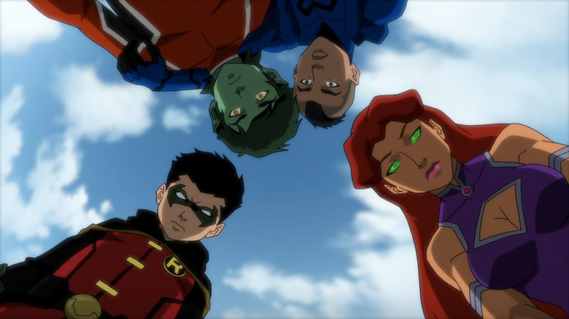 High Resolution Wallpaper | Justice League Vs. Teen Titans 800x449 px