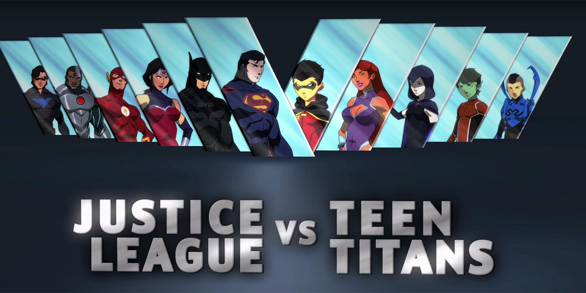 1200x600 > Justice League Vs. Teen Titans Wallpapers
