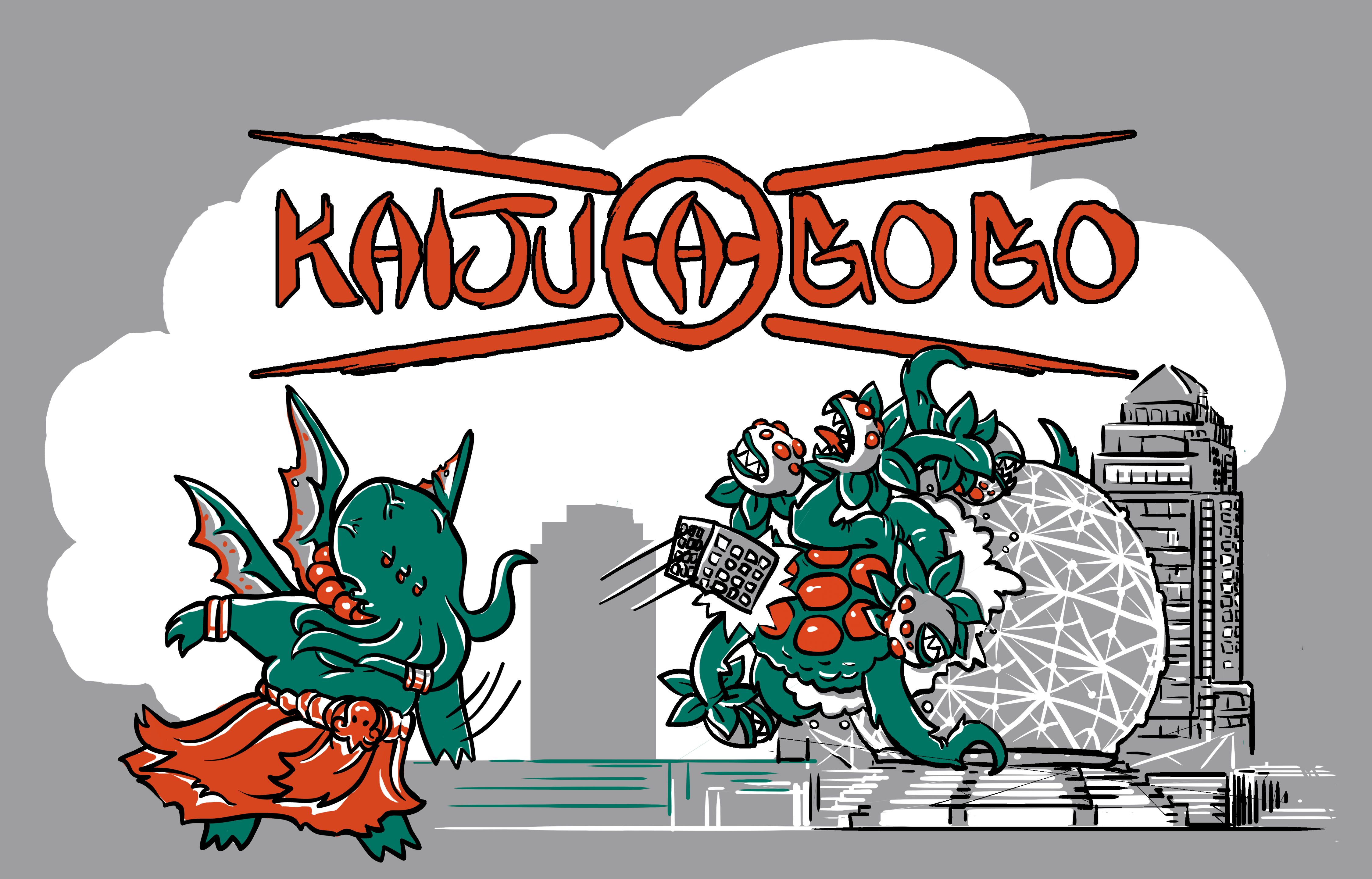 Kaiju-A-GoGo Backgrounds, Compatible - PC, Mobile, Gadgets| 4500x2883 px