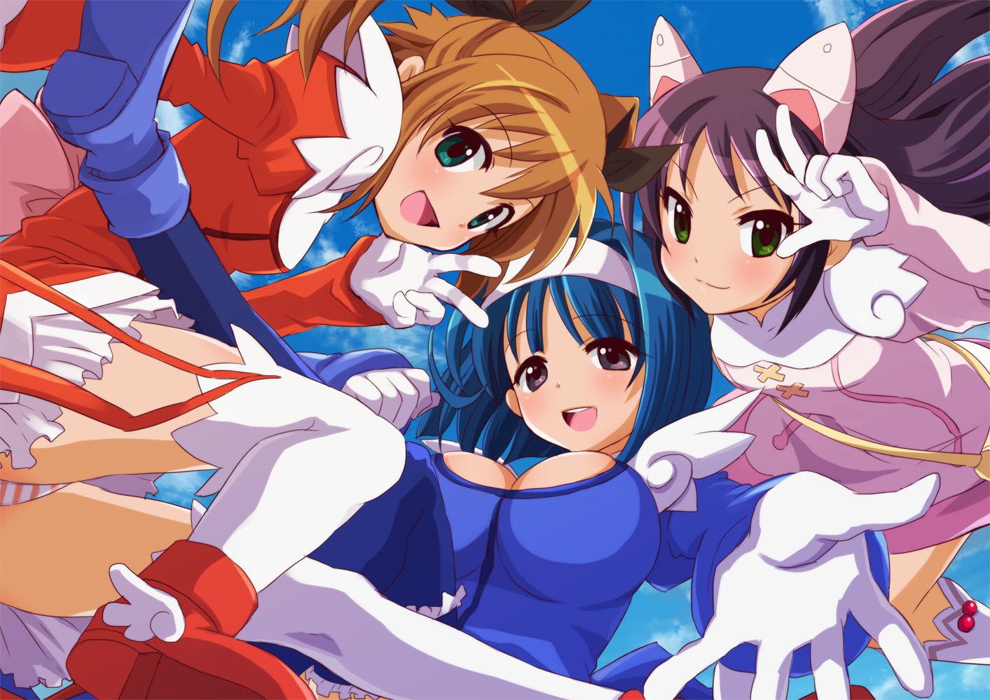 HD Quality Wallpaper | Collection: Anime, 1413x1000 Kaitou Tenshi Twin Angel