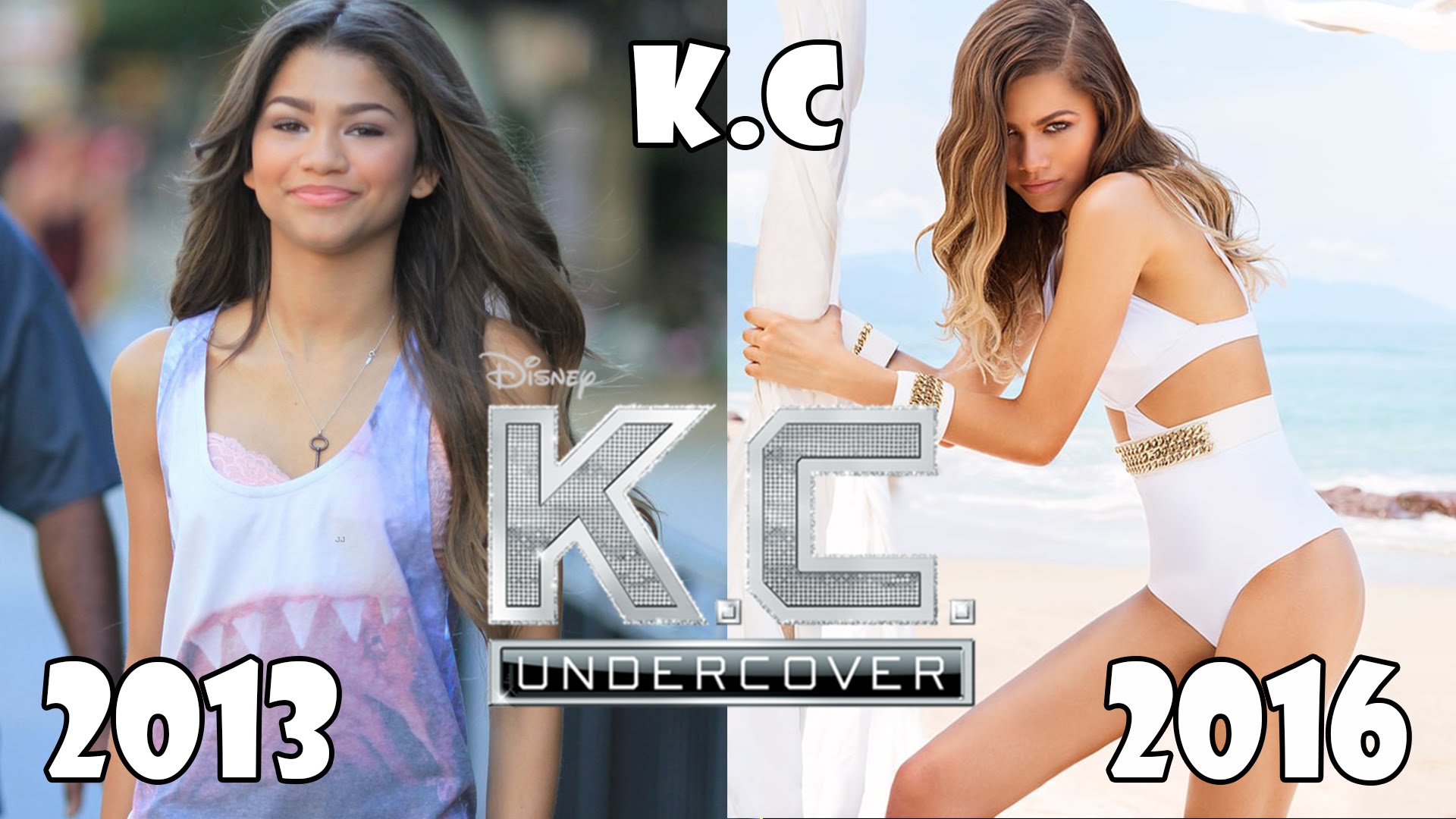 KC Undercover - Zendaya - Before and After 2016. 