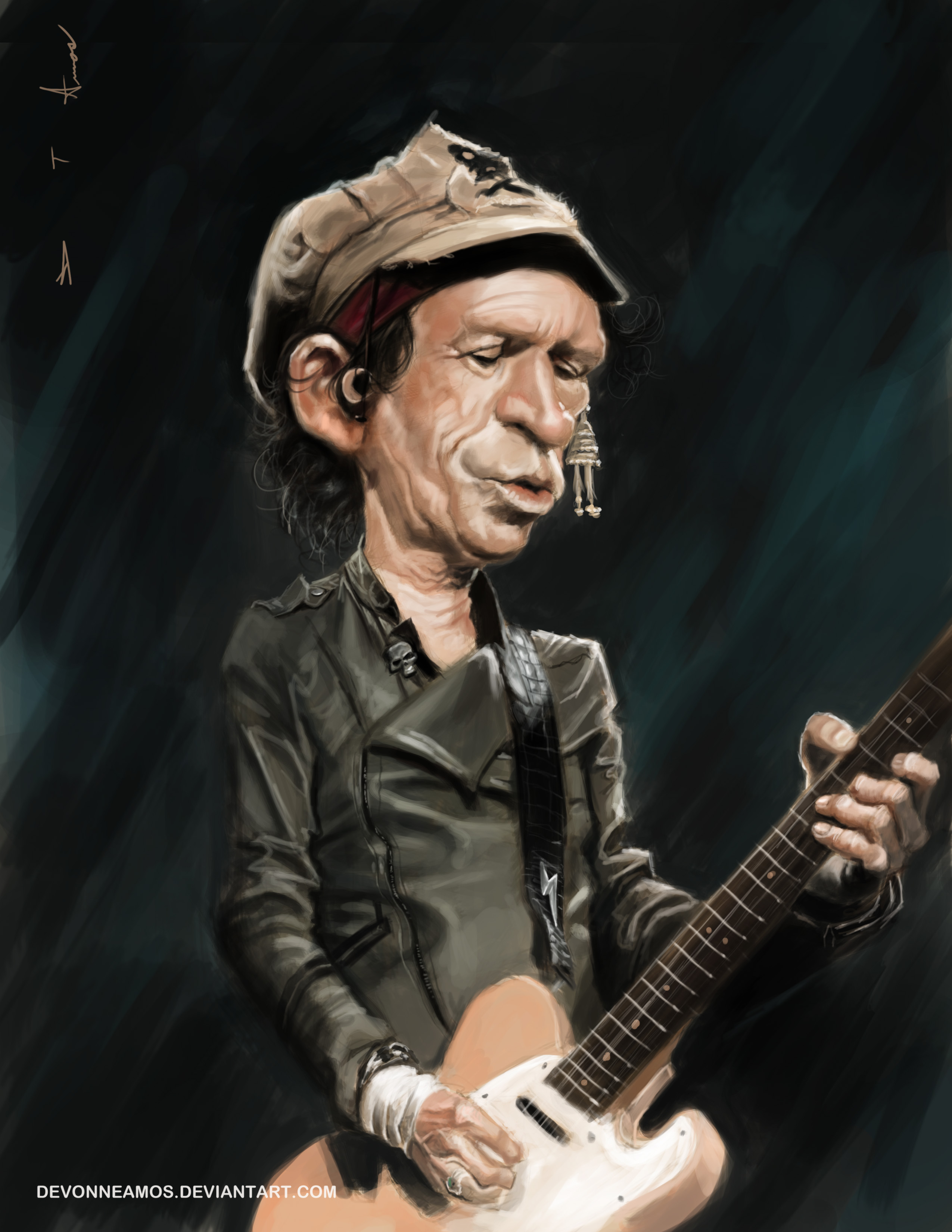 HD Quality Wallpaper | Collection: Music, 2550x3300 Keith Richards