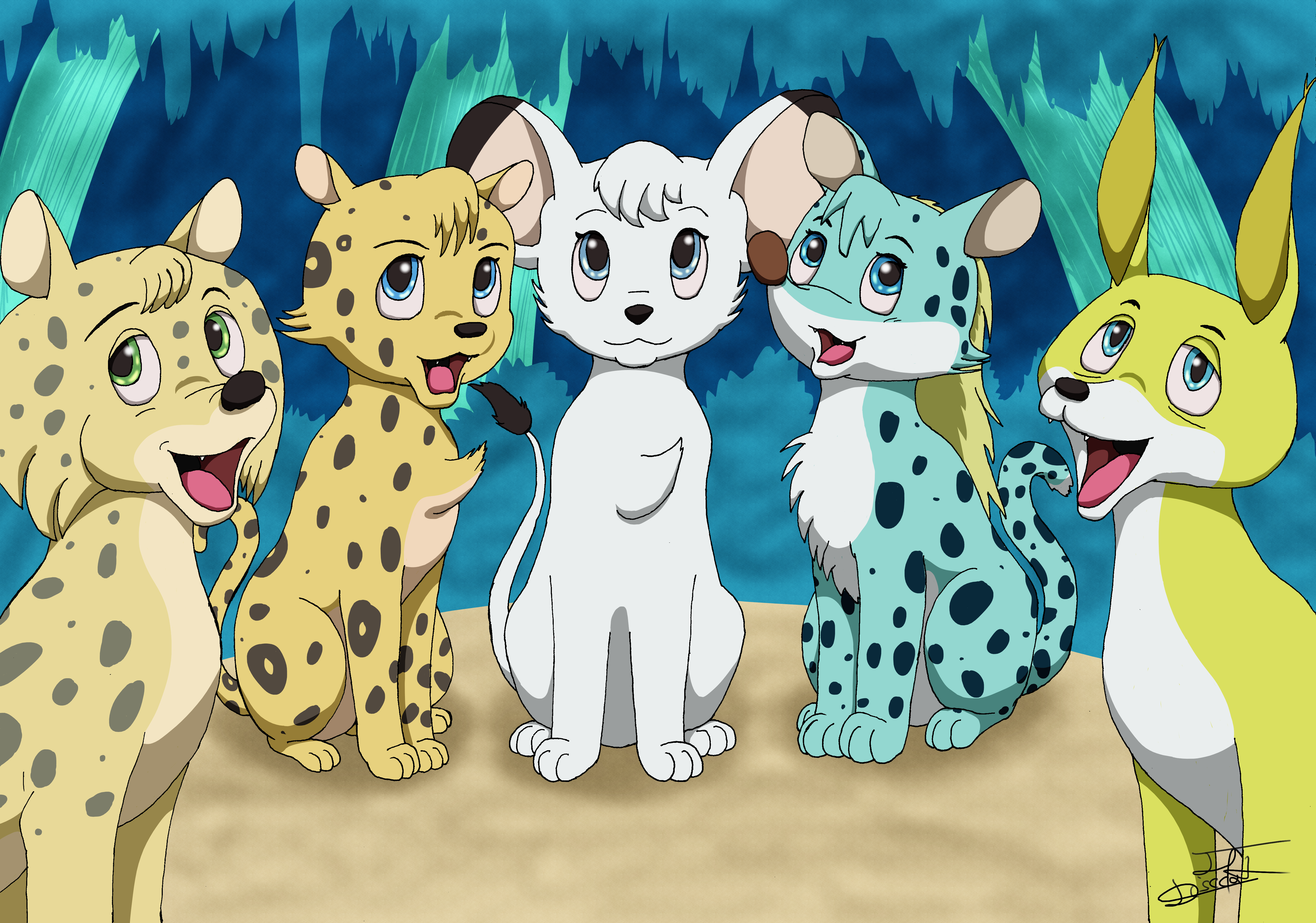HD Quality Wallpaper | Collection: Anime, 4972x3488 Kimba The White Lion